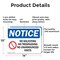 Signmission No Soliciting No Trespassing OSHA Notice Sign, Aluminum, 14in W x 10in L, 2PK OS-2PACK-NS-A-1014-L-14831 - alternate 7
